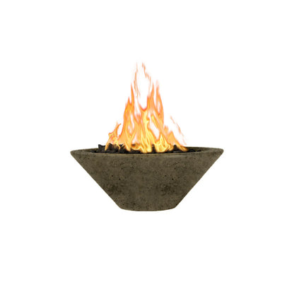 Cazo 24-Inch Round Concrete Fire Bowl