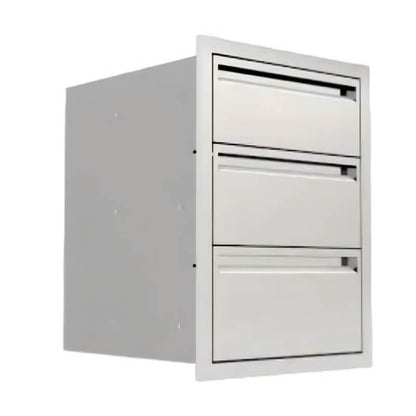 BBQ Generals Elite Series 16-Inch Triple Access Drawer