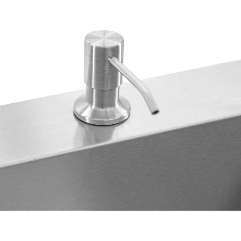BBQ Generals Elite Series 21-Inch Outdoor Rated Drop-In Bar Sink With Hot/Cold Faucet