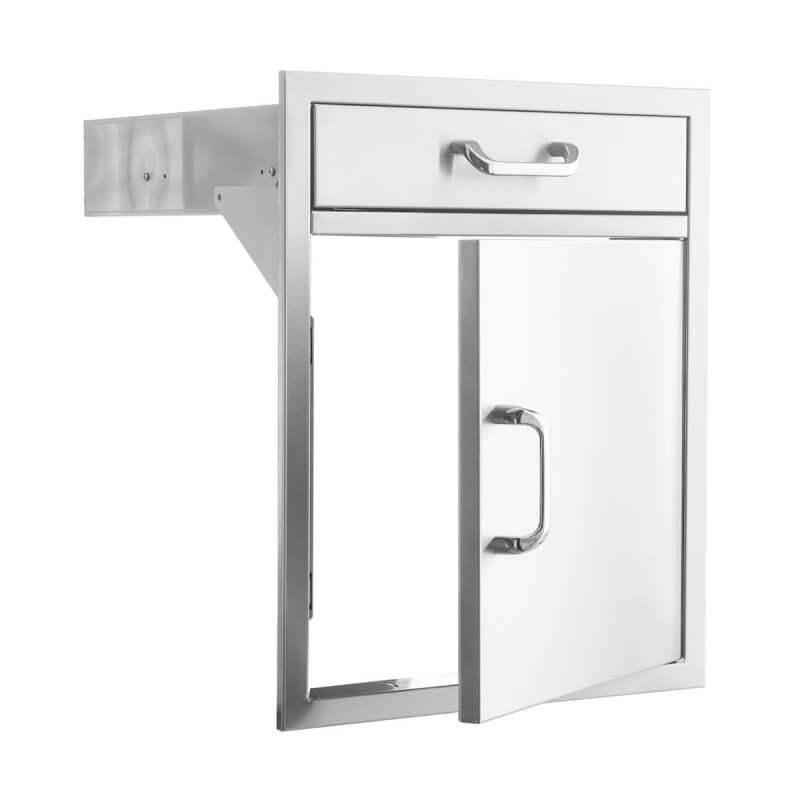 BBQ Generals Elite Series 21-Inch Access Door & Drawer Combo - Traditional