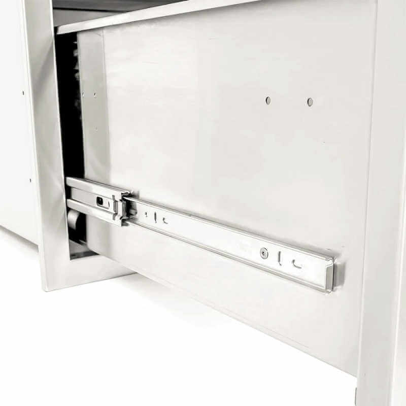 BBQ Generals Elite Series 42-Inch Door, Double Drawer w/ Trash Roll-Out Combo - Traditional