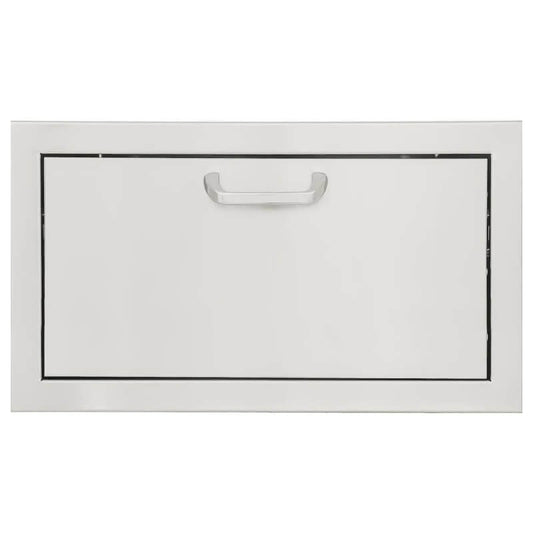 BBQ Generals Elite Series 30 X 15-Inch Stainless Steel Single Access Drawer - Traditional