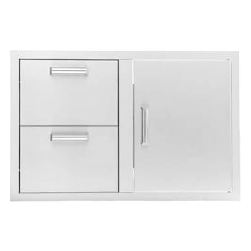 BBQ Generals Elite Series 32-Inch Access Door & Double Drawer Combo