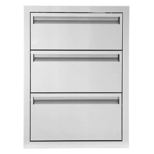 BBQ Generals Elite Series 16-Inch Triple Access Drawer