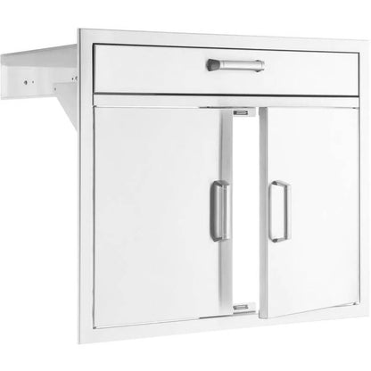 BBQ Generals Elite Series 30-Inch Double Door & Single Drawer Combo
