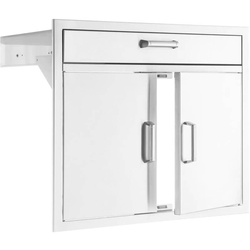 BBQ Generals Elite Series 30-Inch Double Door & Single Drawer Combo
