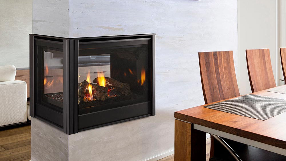 Majestic Pier 36-Inch Direct Vent Multi-Sided Gas Fireplace - PIER-DV36IN