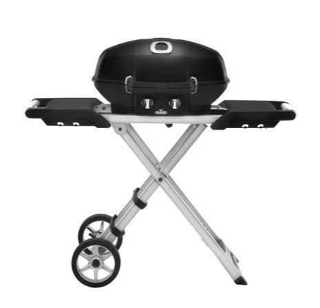Napoleon TravelQ PRO 285X (BLACK) Portable Propane Gas Grill with Scissor Cart PRO285X-BK