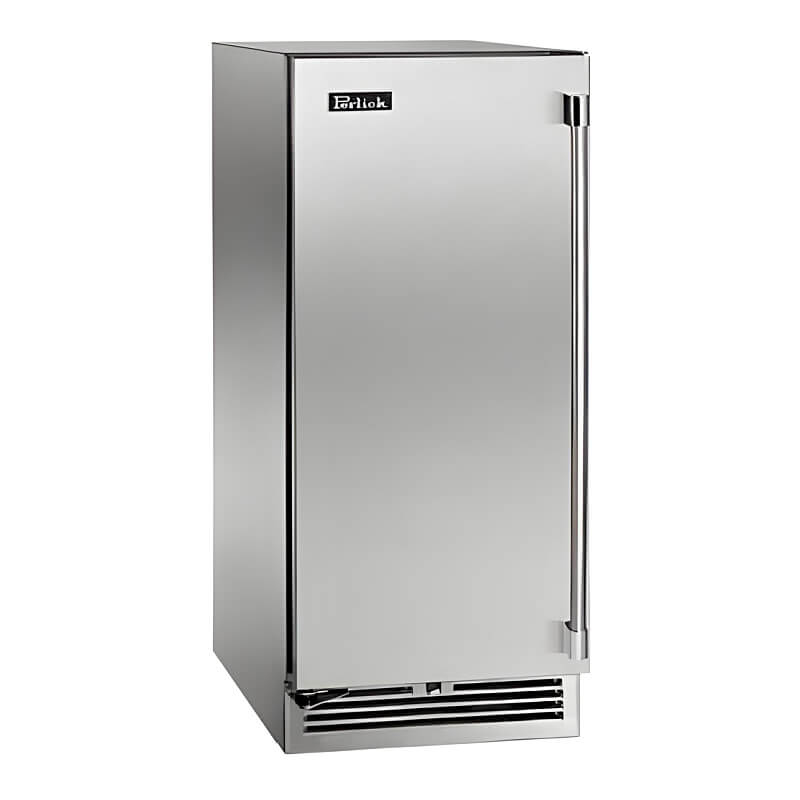 Perlick 15-Inch Signature Series Stainless Steel Outdoor Beverage Center with Lock - HP15BO-4-1