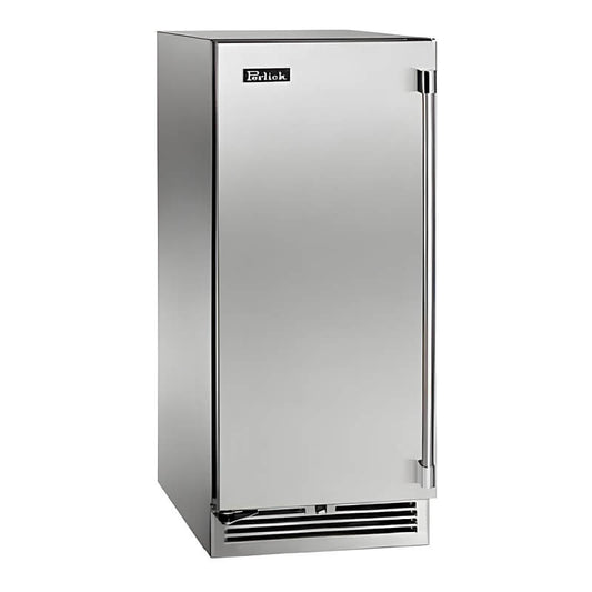 Perlick 15-Inch Signature Series Stainless Steel Outdoor Refrigerator with Door Lock - HP15RO-4-1