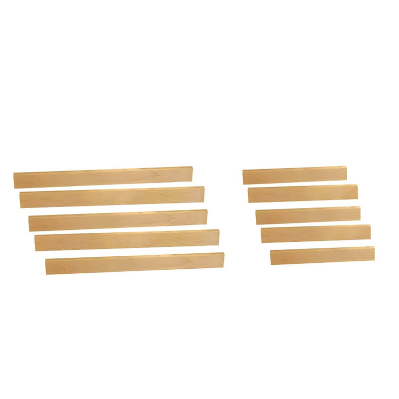 Perlick 15-Inch Wood Wine Shelf Fronts - 67115-15