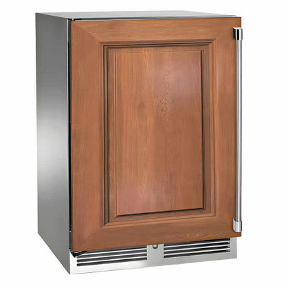 Perlick 24-Inch Signature Series Stainless Steel Panel Ready Outdoor Refrigerator with Lock - HP24RO-4-2