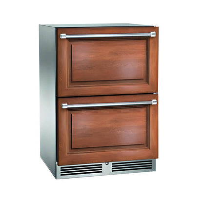 Perlick 24-Inch C-Series Panel Ready Outdoor Refrigerator Drawers - HC24RO-4-6