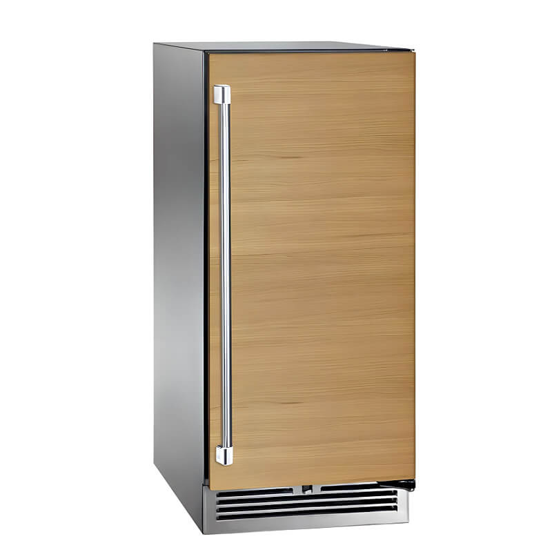 Perlick Signature Series Panel Ready 80 Lb. 15-Inch Outdoor Cubelet Ice Maker - H80CIMW