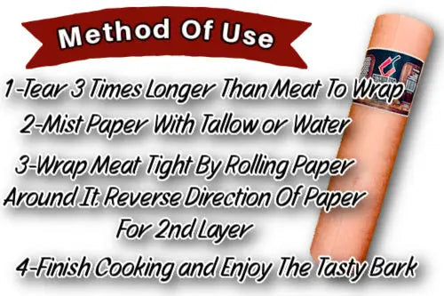 BBQ Butcher Pink Butcher Paper 24 inch