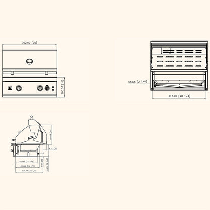 Summerset Quest Series 30-Inch Built-In Gas Grill