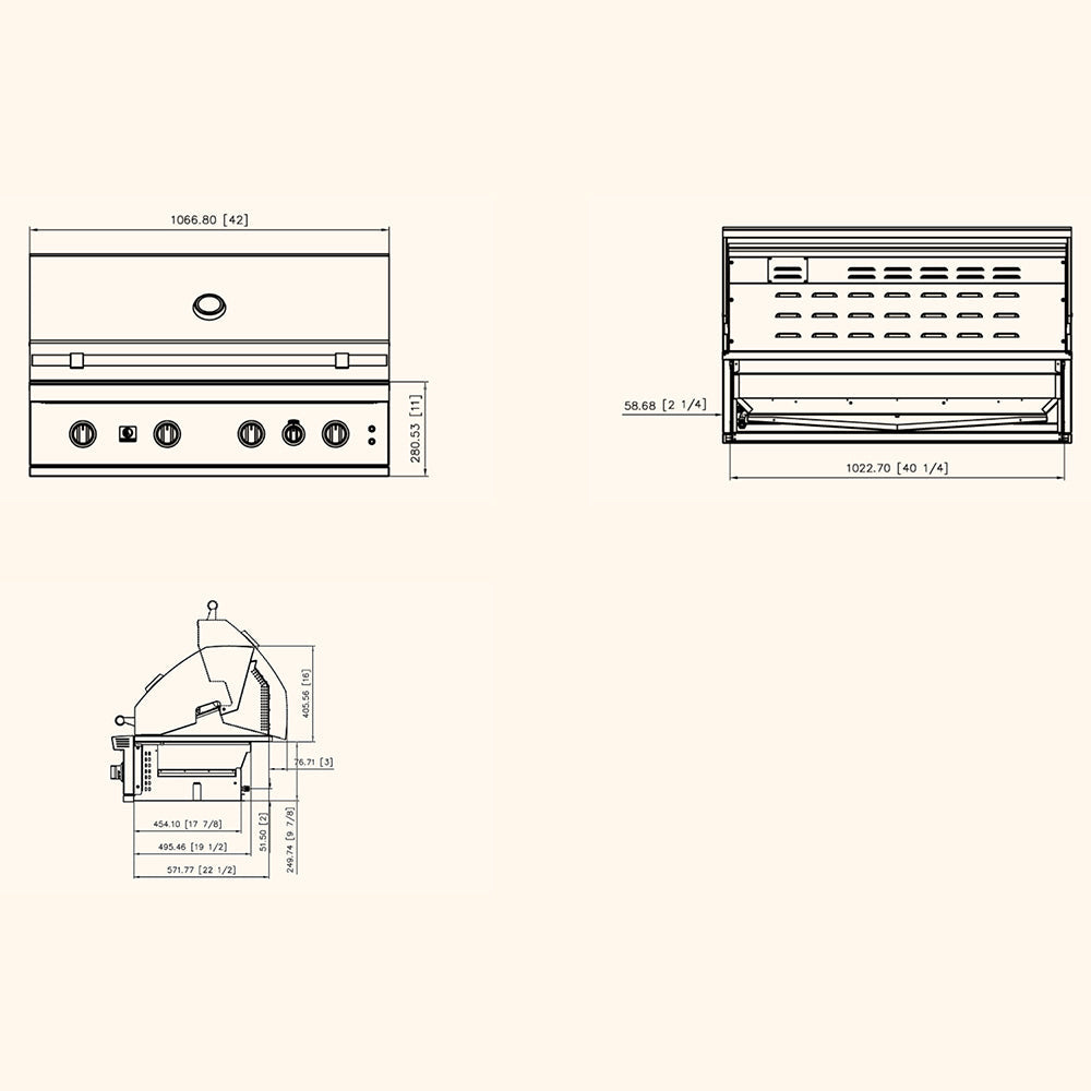 Summerset Quest Series 42-Inch Built-In Gas Grill
