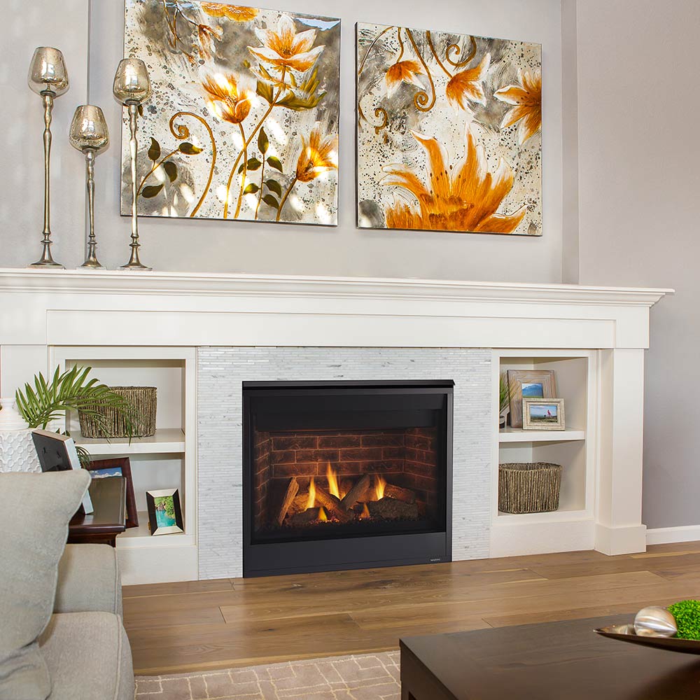 Majestic Quartz 36-Inch Direct Vent Gas Fireplace - QUARTZ36IFT