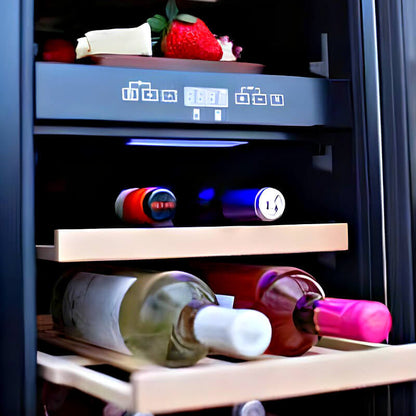 RCS 15-Inch 3.2 Cu. Ft. Outdoor Rated Stainless Steel Wine Cooler with Glass Door - RWC1