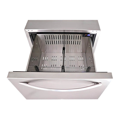 RCS 24-Inch 5.2 Cu. Ft. Outdoor Rated Dual Drawer Compact Refrigerator - REFR4