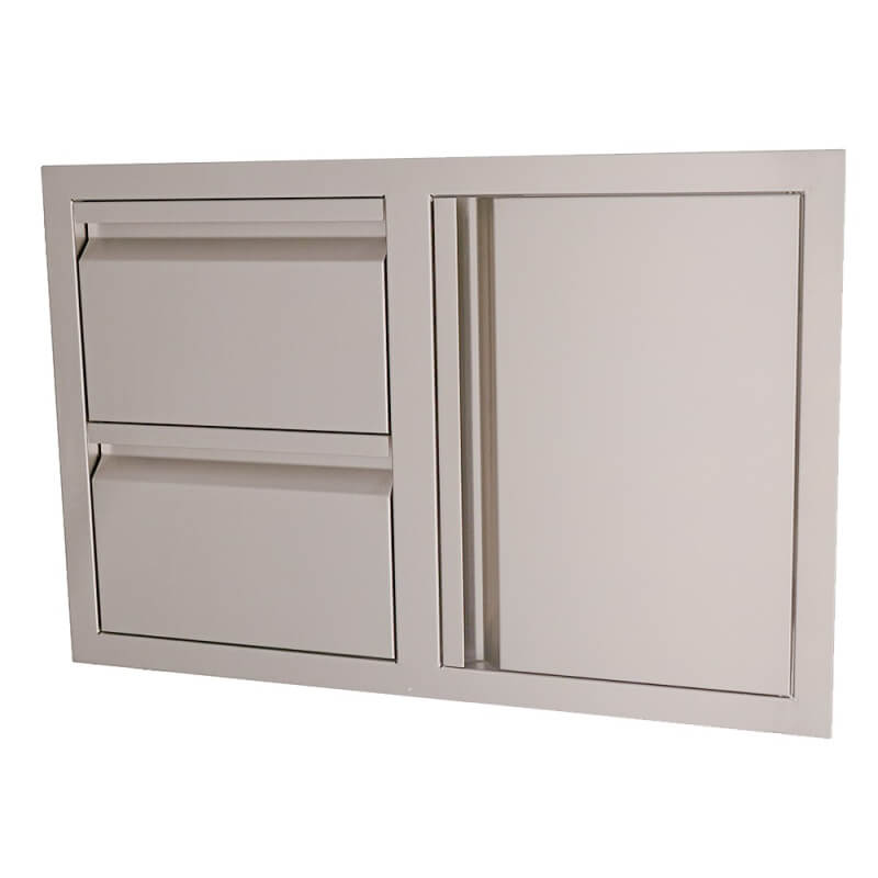 RCS 33-Inch Double Drawers With Single Door Combo - VDC1SC