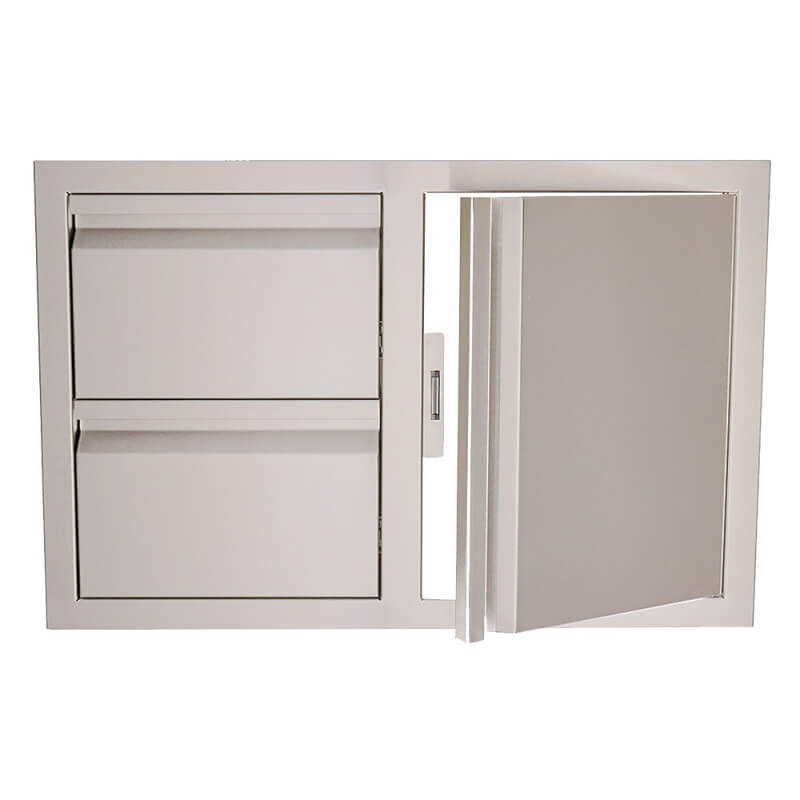 RCS 33-Inch Double Drawers With Single Door Combo - VDC1SC