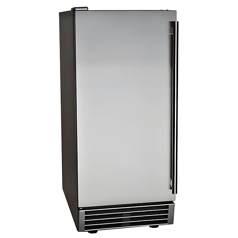 RCS 15-Inch Outdoor Rated 44 LB Ice Maker With Gravity Drain - REFR3