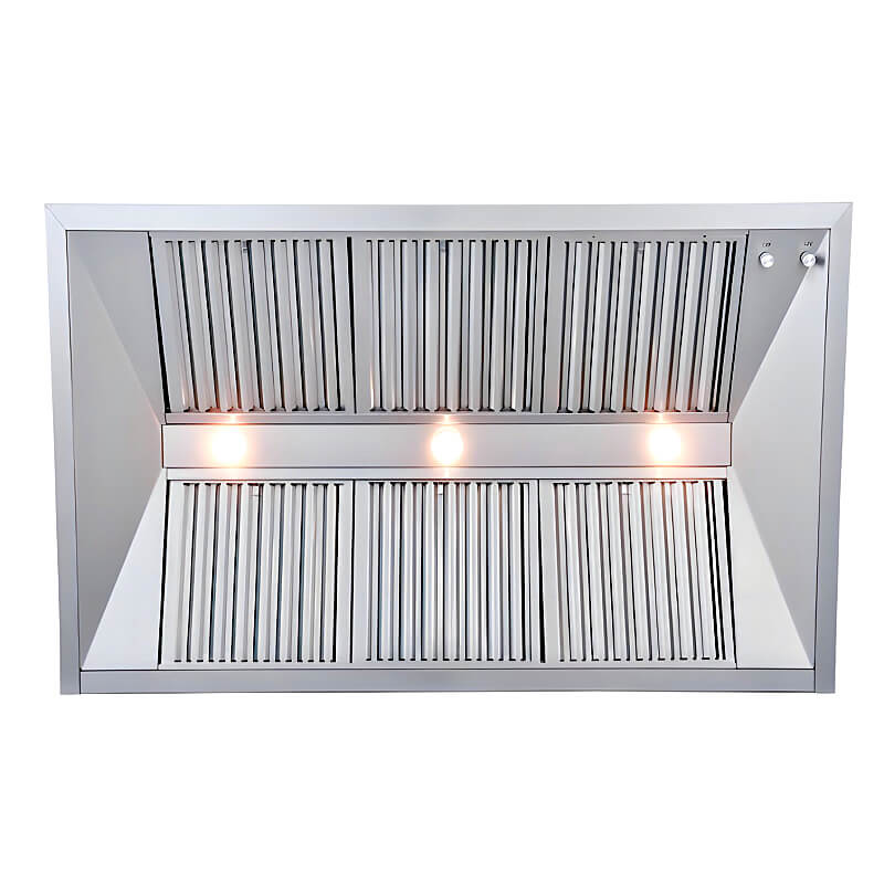 RCS 48 Inch 1200 CFM Stainless Steel Vent Hood - RVH48