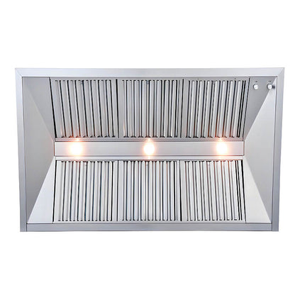 RCS 48 Inch 1200 CFM Stainless Steel Vent Hood - RVH48