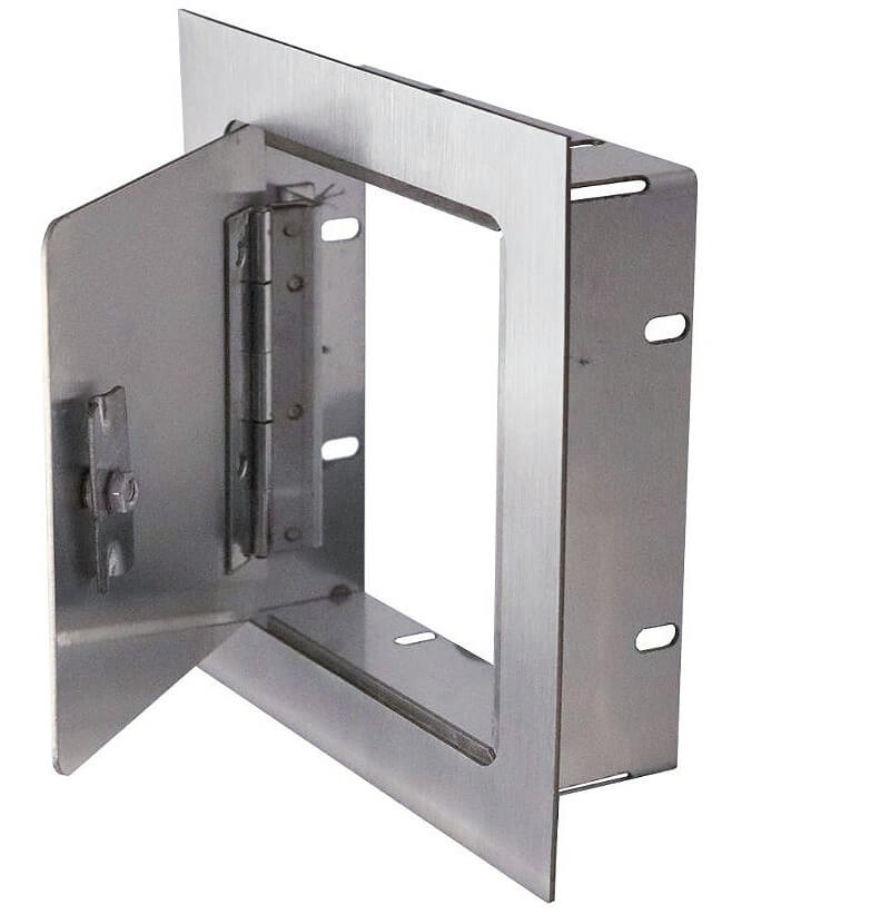 RCS 6 Inch Recessed Single Access Stainless Steel Door - RAD66