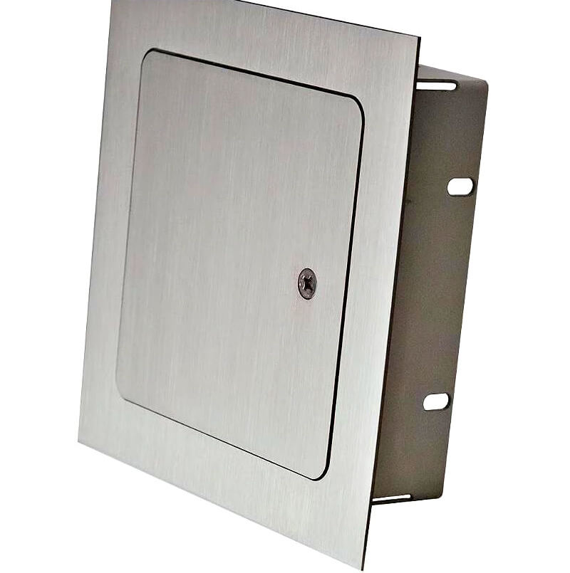 RCS 8 Inch Recessed Single Access Stainless Steel Door - RAD88
