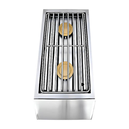 American Renaissance Grill Built-In Double Side Burner - ASBSSB