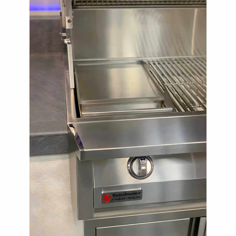 American Renaissance Grills Series Dual Plate Stainless Steel Griddle - ASG2