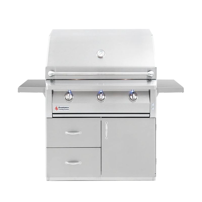 American Renaissance Grill 36 Inch Grill Cart