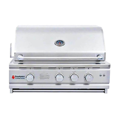 RCS Cutlass Pro 30 Inch 3 Burner Built-In Gas Grill