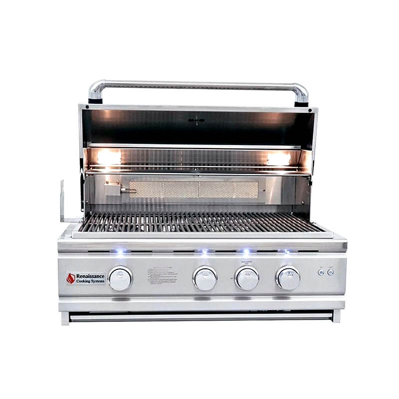 RCS Cutlass Pro 30 Inch 3 Burner Built-In Gas Grill