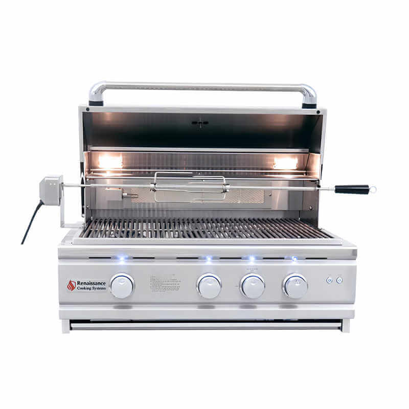 RCS Cutlass Pro 30 Inch 3 Burner Built-In Gas Grill