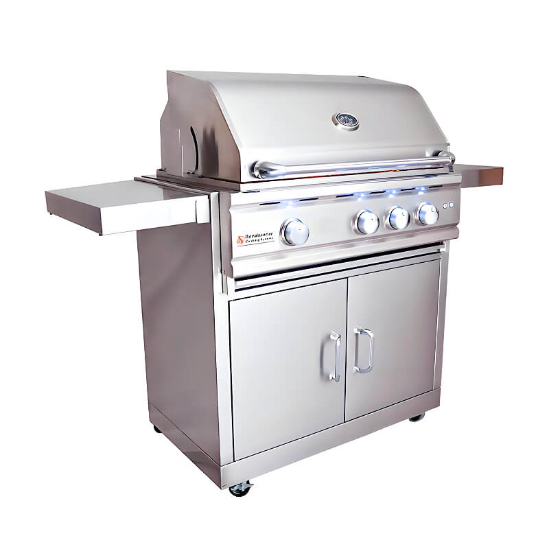 RCS Cutlass Pro 30 Inch 3 Burner Freestanding Gas Grill