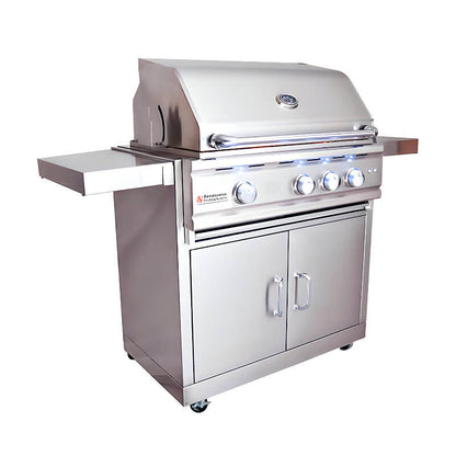 RCS Cutlass Pro 30 Inch 3 Burner Freestanding Gas Grill