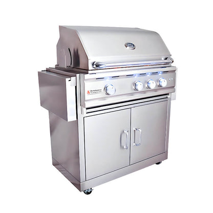 RCS Cutlass Pro 30 Inch 3 Burner Freestanding Gas Grill
