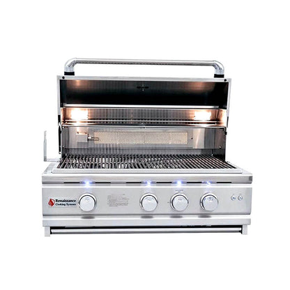 RCS Cutlass Pro 30 Inch 3 Burner Freestanding Gas Grill