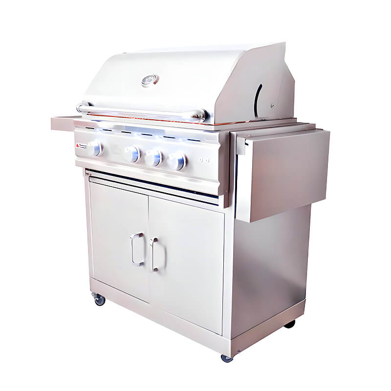 RCS Cutlass Pro 30 Inch 3 Burner Freestanding Gas Grill