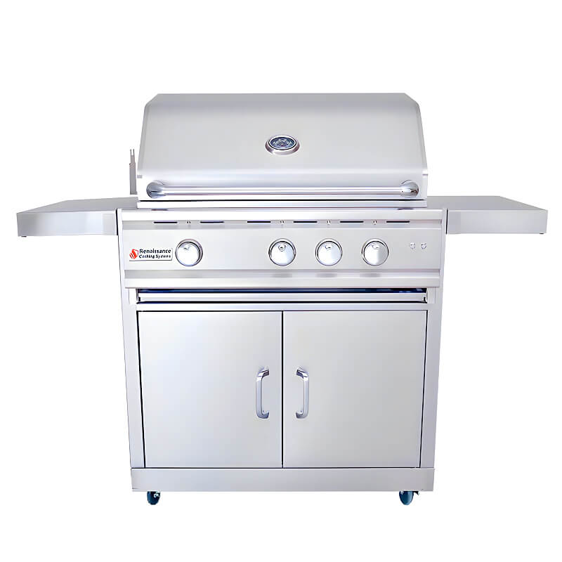 RCS Cutlass Pro 30 Inch 3 Burner Freestanding Gas Grill