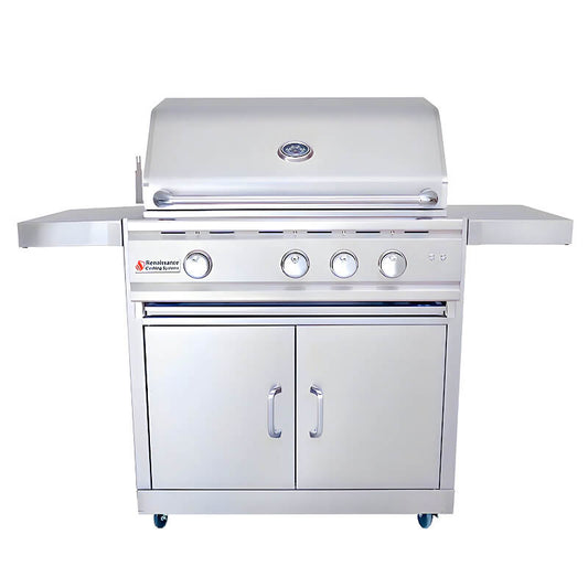 RCS Cutlass Pro 30 Inch 3 Burner Freestanding Gas Grill