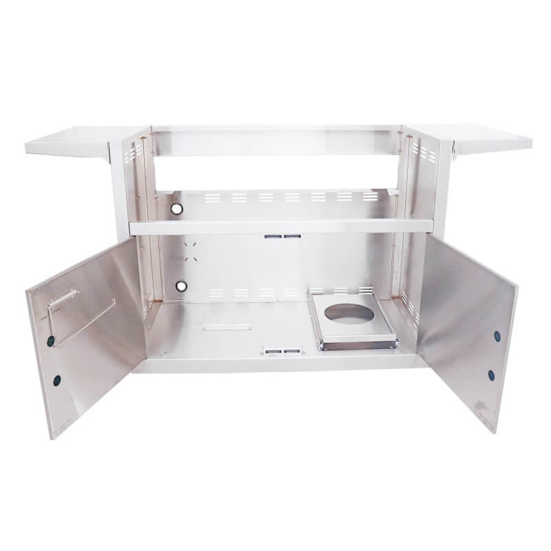 RCS Cutlass Pro 38 Inch 4 Burner Freestanding Gas Grill with Ceramic Briquettes