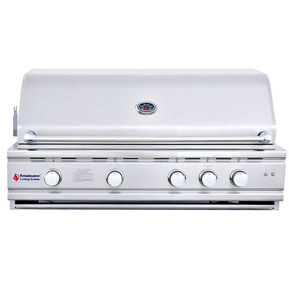 RCS Cutlass Pro 42 Inch 4 Burner Built-In Gas Grill with Ceramic Briquettes