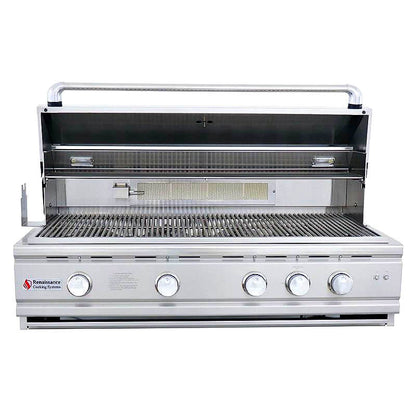 RCS Cutlass Pro 42 Inch 4 Burner Built-In Gas Grill with Ceramic Briquettes