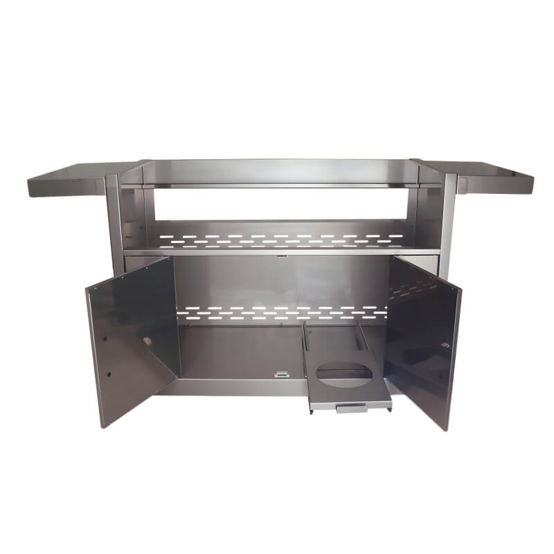 RCS Cutlass Pro 42 Inch 4 Burner Freestanding Gas Grill with Flame Tamers