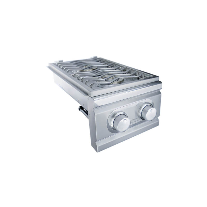 RCS Cutlass Pro Built In Stainless Steel Double Side Burner - RDB-1