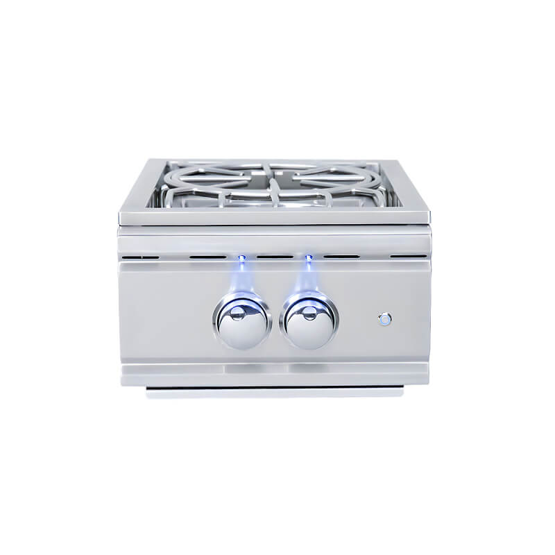 RCS Cutlass Pro Series Built-In Power Burner With Stainless Steel Lid - RSB3A